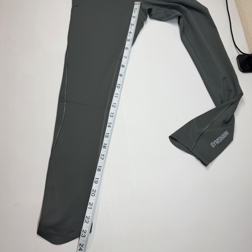 Gymshark Speed Training Leggings Womens XS Charcoal Grey Athleisure Seamless NEW - Picture 8 of 8